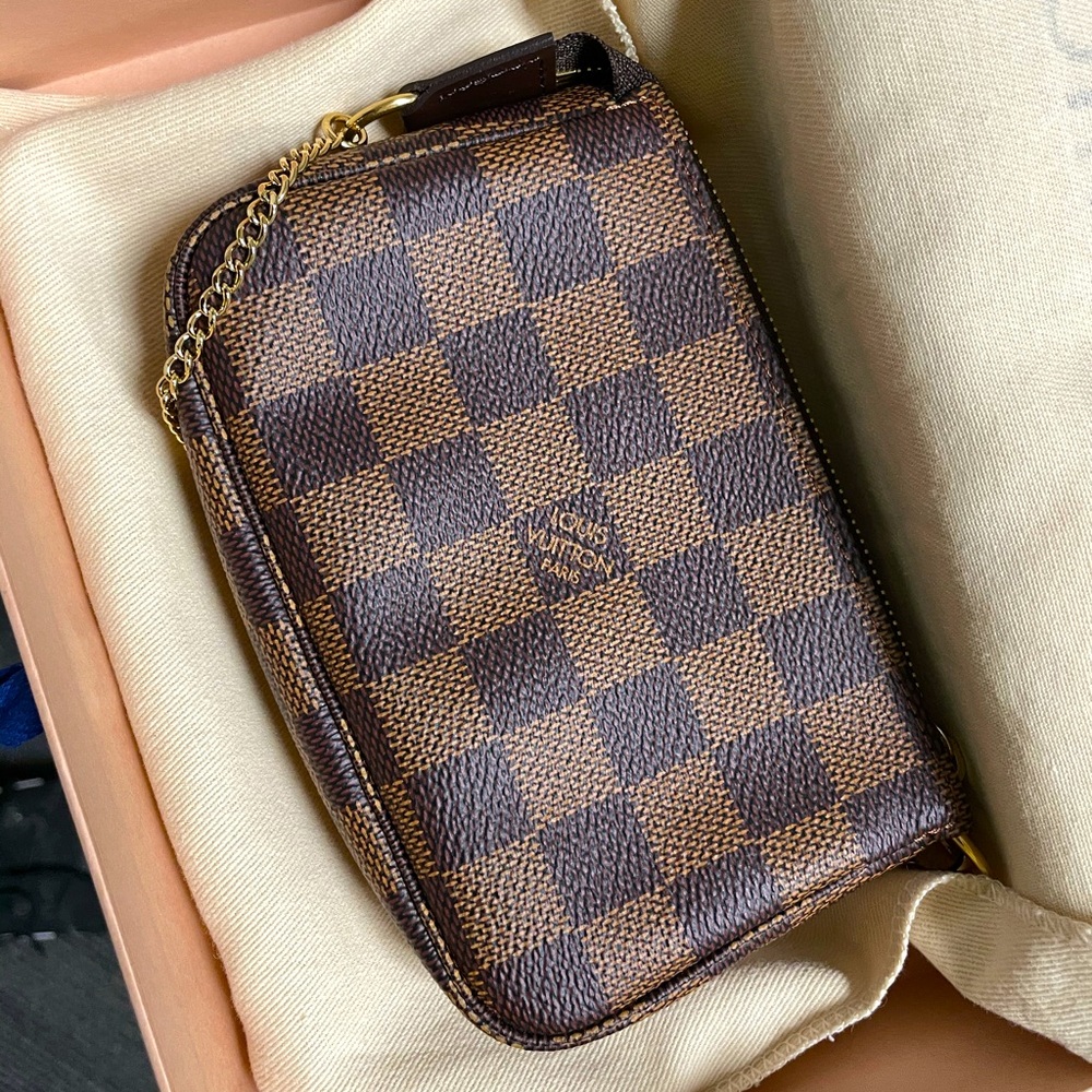 Louis Vuitton MINI POCHETTE Damier Ebene bag